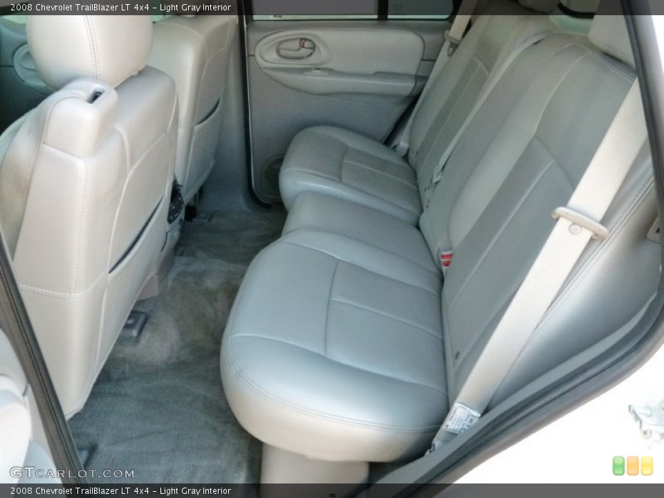 Light Gray Interior Rear Seat for the 2008 Chevrolet TrailBlazer LT 4x4 #62767058