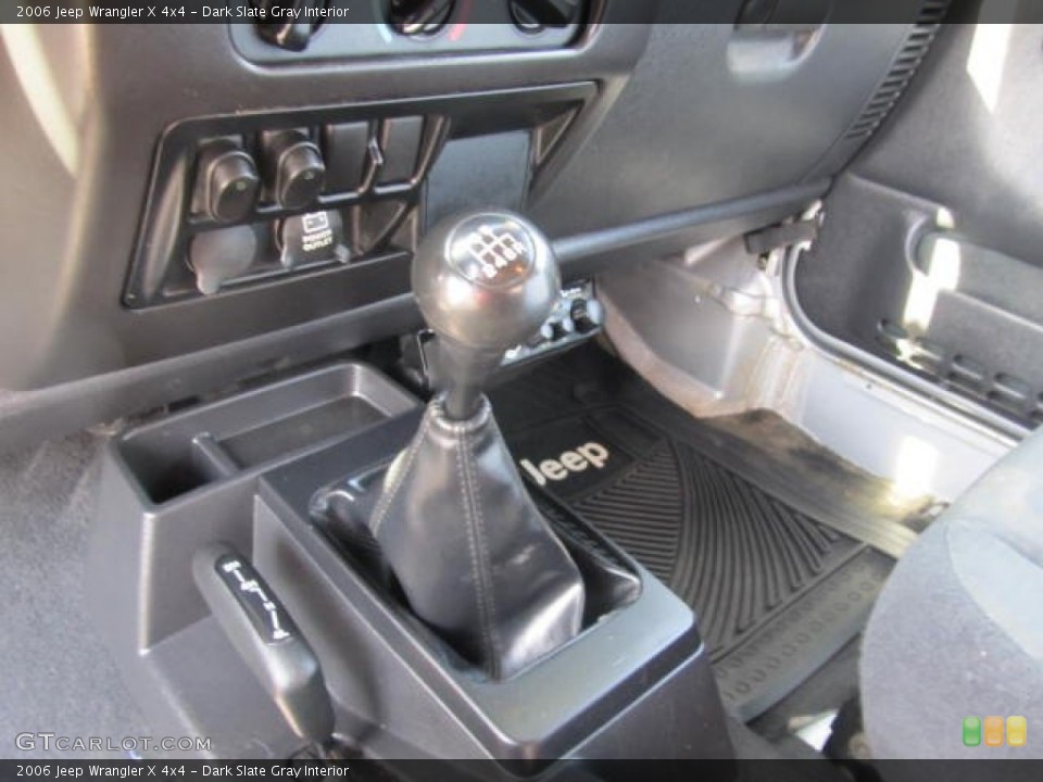 Dark Slate Gray Interior Transmission for the 2006 Jeep Wrangler X 4x4 #62767199