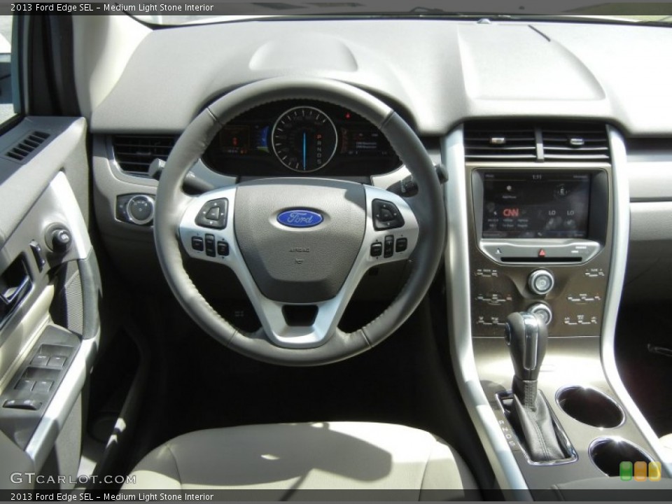 Medium Light Stone Interior Dashboard for the 2013 Ford Edge SEL #62768638