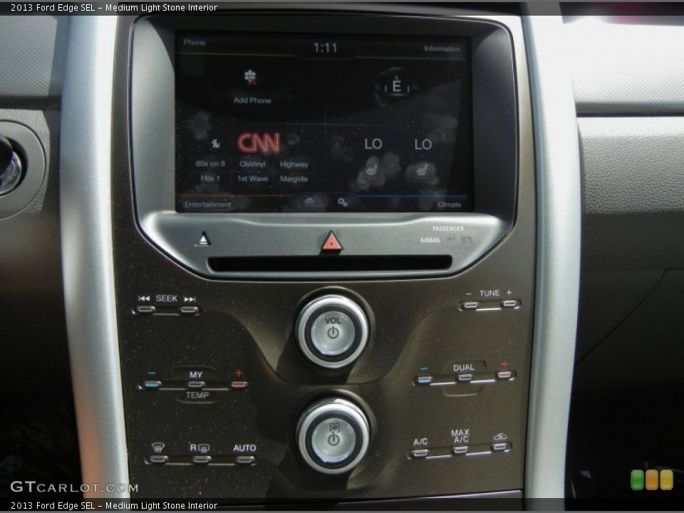Medium Light Stone Interior Controls for the 2013 Ford Edge SEL #62768656