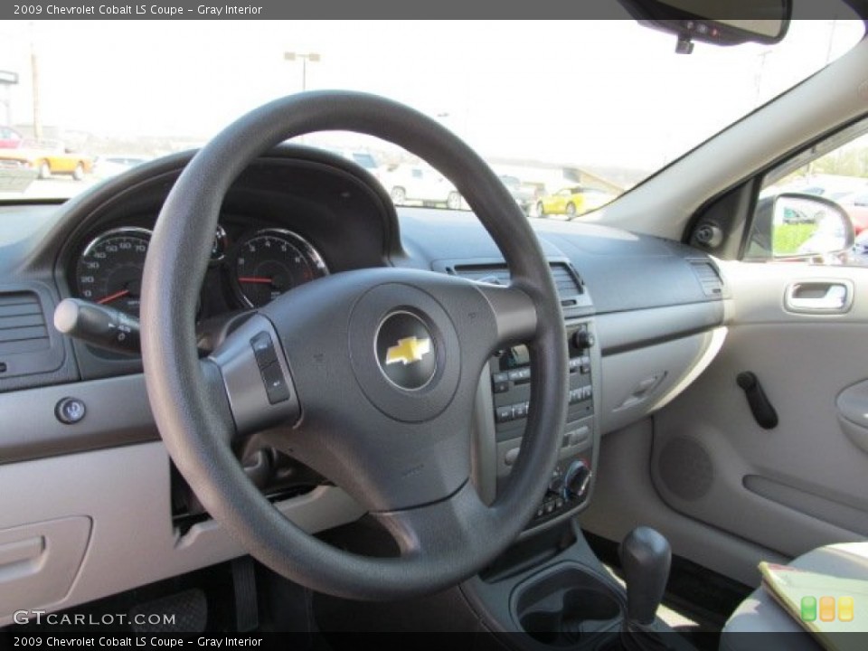 Gray Interior Steering Wheel for the 2009 Chevrolet Cobalt LS Coupe #62769468