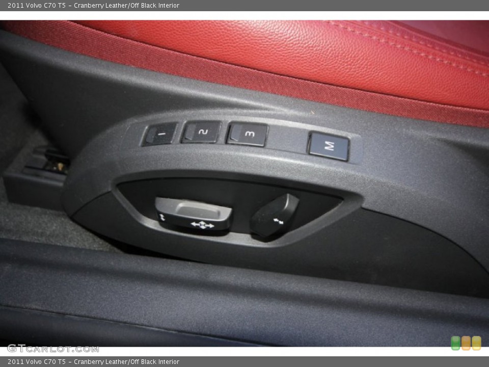 Cranberry Leather/Off Black Interior Front Seat for the 2011 Volvo C70 T5 #62769692