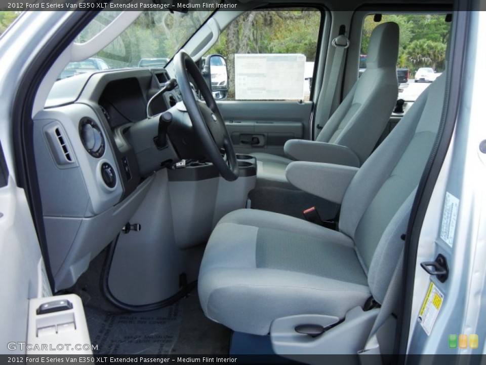 Medium Flint Interior Front Seat for the 2012 Ford E Series Van E350 XLT Extended Passenger #62769747