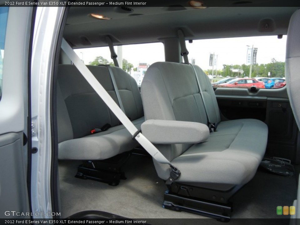 Medium Flint Interior Rear Seat for the 2012 Ford E Series Van E350 XLT Extended Passenger #62769753