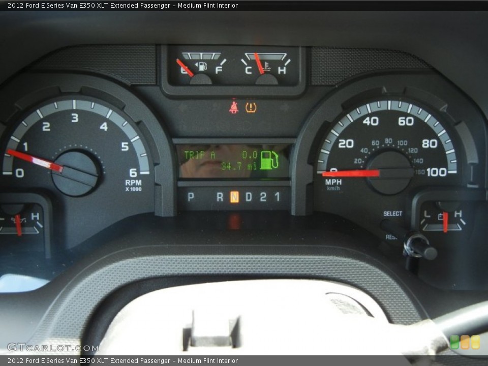Medium Flint Interior Gauges for the 2012 Ford E Series Van E350 XLT Extended Passenger #62769771