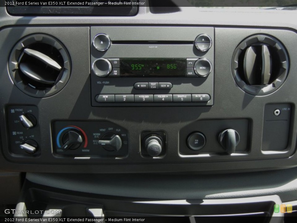 Medium Flint Interior Controls for the 2012 Ford E Series Van E350 XLT Extended Passenger #62769777