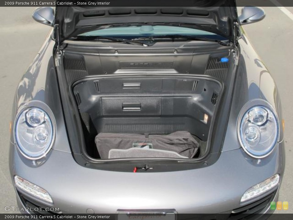 Stone Grey Interior Trunk for the 2009 Porsche 911 Carrera S Cabriolet #62777799