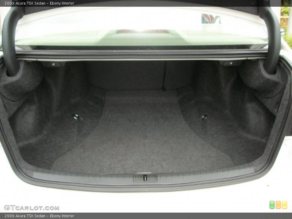 Ebony Interior Trunk for the 2009 Acura TSX Sedan #62777876