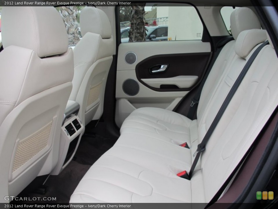 Ivory/Dark Cherry Interior Photo for the 2012 Land Rover Range Rover Evoque Prestige #62778227