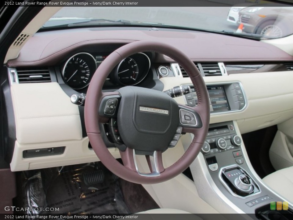 Ivory/Dark Cherry Interior Dashboard for the 2012 Land Rover Range Rover Evoque Prestige #62778242