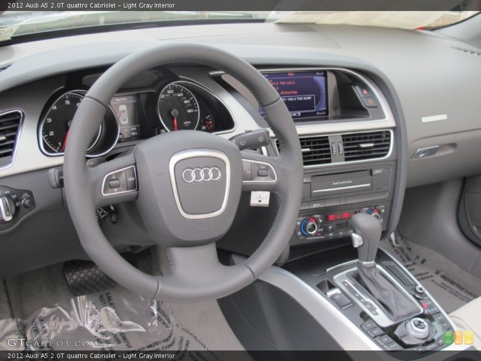 Light Gray Interior Dashboard for the 2012 Audi A5 2.0T quattro Cabriolet #62778668