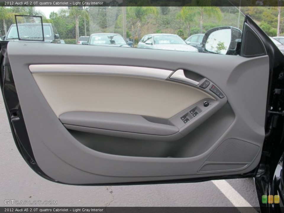 Light Gray Interior Door Panel for the 2012 Audi A5 2.0T quattro Cabriolet #62778677
