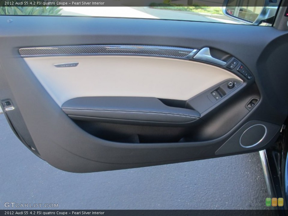 Pearl Silver Interior Door Panel for the 2012 Audi S5 4.2 FSI quattro Coupe #62778786