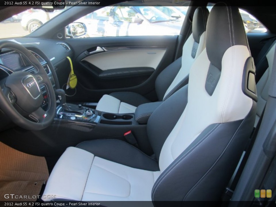 Pearl Silver Interior Photo for the 2012 Audi S5 4.2 FSI quattro Coupe #62778795