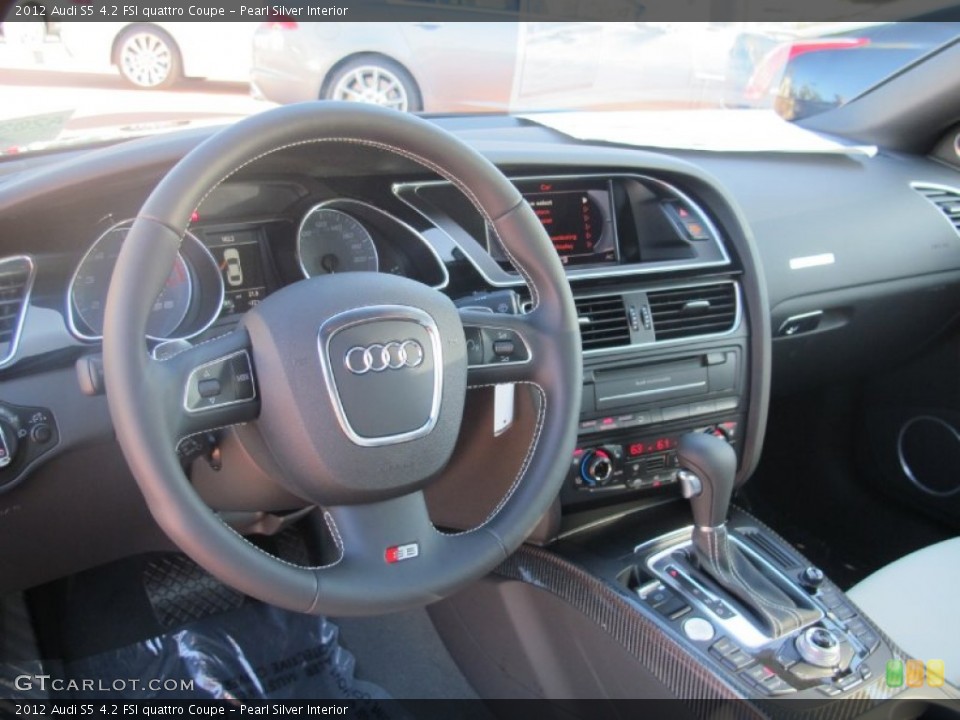 Pearl Silver Interior Dashboard for the 2012 Audi S5 4.2 FSI quattro Coupe #62778821