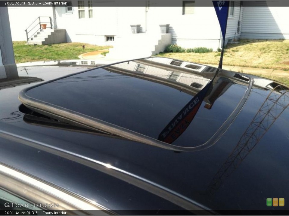 Ebony Interior Sunroof for the 2001 Acura RL 3.5 #62779395