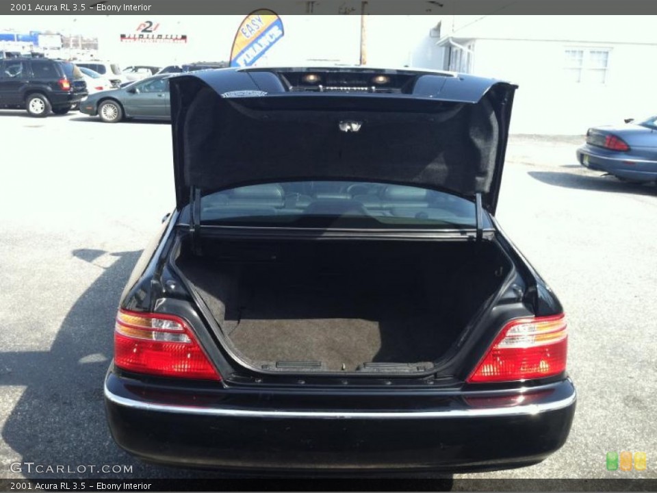 Ebony Interior Trunk for the 2001 Acura RL 3.5 #62779404