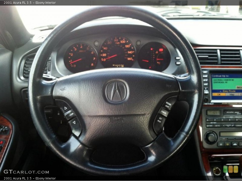 Ebony Interior Steering Wheel for the 2001 Acura RL 3.5 #62779545