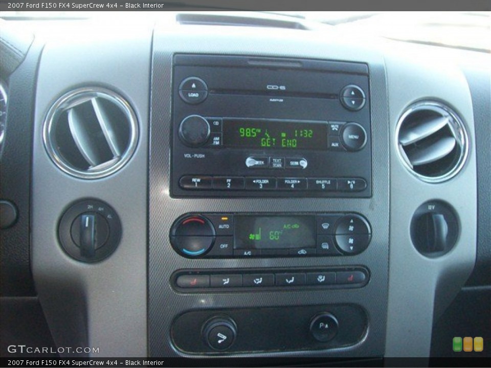 Black Interior Controls for the 2007 Ford F150 FX4 SuperCrew 4x4 #62780232