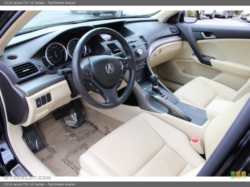 Parchment Interior Prime Interior for the 2010 Acura TSX V6 Sedan #62782202
