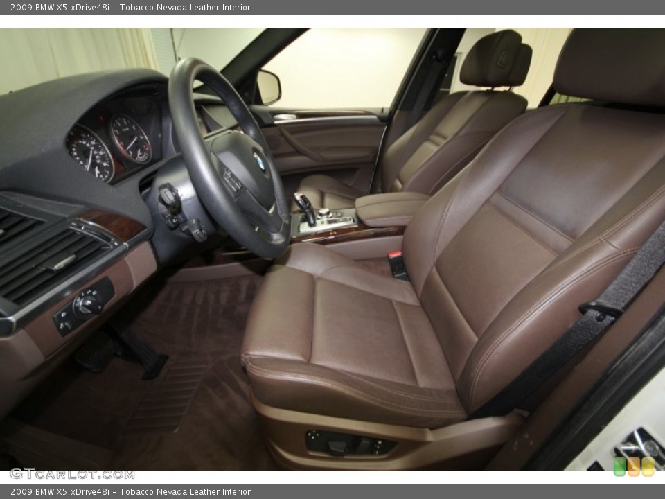 Tobacco Nevada Leather Interior Photo for the 2009 BMW X5 xDrive48i #62783988
