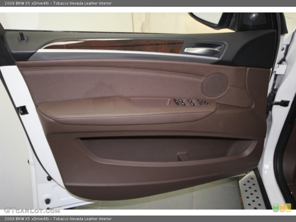 Tobacco Nevada Leather Interior Door Panel for the 2009 BMW X5 xDrive48i #62784114