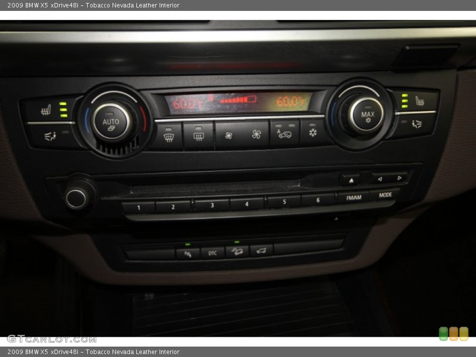 Tobacco Nevada Leather Interior Controls for the 2009 BMW X5 xDrive48i #62784185
