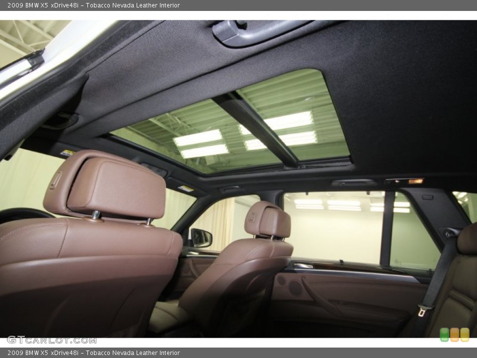 Tobacco Nevada Leather Interior Sunroof for the 2009 BMW X5 xDrive48i #62784252