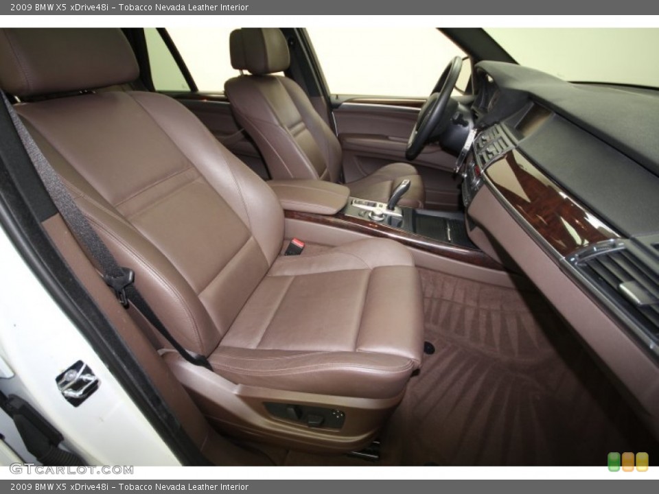 Tobacco Nevada Leather Interior Photo for the 2009 BMW X5 xDrive48i #62784363