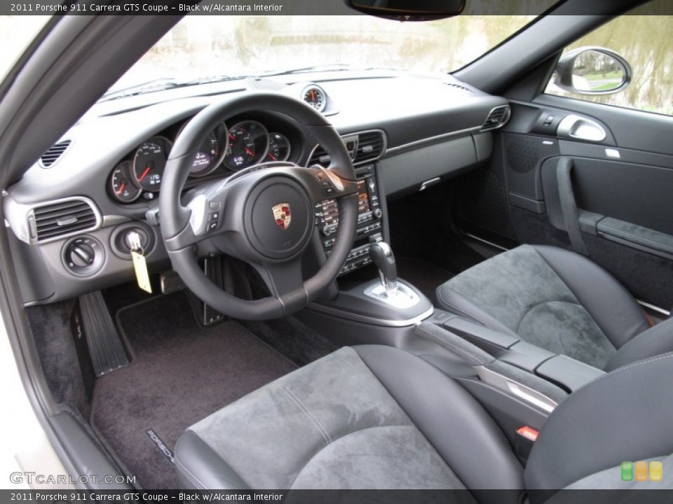 Black w/Alcantara Interior Prime Interior for the 2011 Porsche 911 Carrera GTS Coupe #62785896