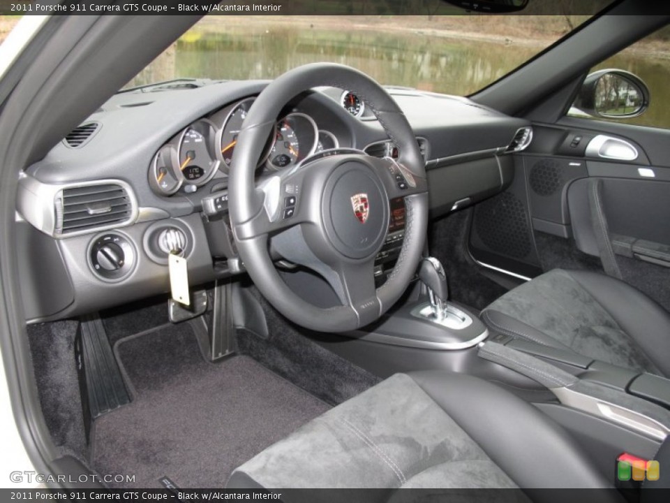 Black w/Alcantara Interior Prime Interior for the 2011 Porsche 911 Carrera GTS Coupe #62785946