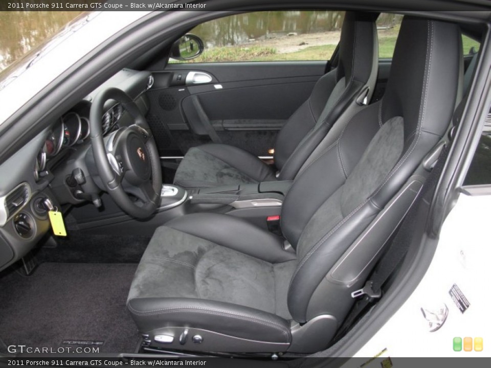 Black w/Alcantara Interior Front Seat for the 2011 Porsche 911 Carrera GTS Coupe #62785951