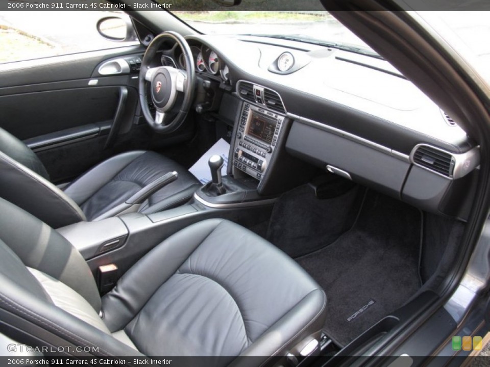 Black Interior Dashboard for the 2006 Porsche 911 Carrera 4S Cabriolet #62786088