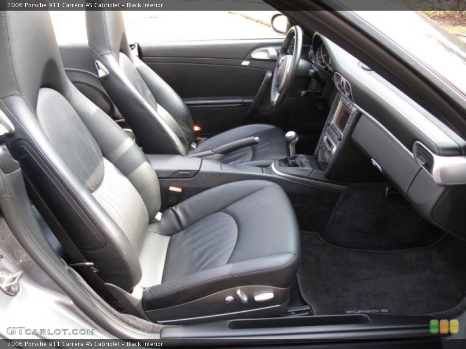 Black Interior Photo for the 2006 Porsche 911 Carrera 4S Cabriolet #62786102