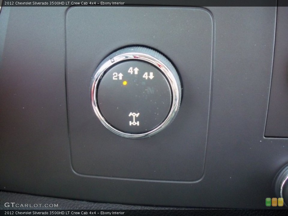 Ebony Interior Controls for the 2012 Chevrolet Silverado 3500HD LT Crew Cab 4x4 #62786473