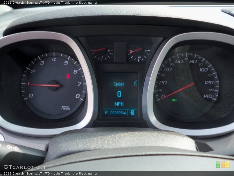 Light Titanium/Jet Black Interior Gauges for the 2012 Chevrolet Equinox LT AWD #62786757