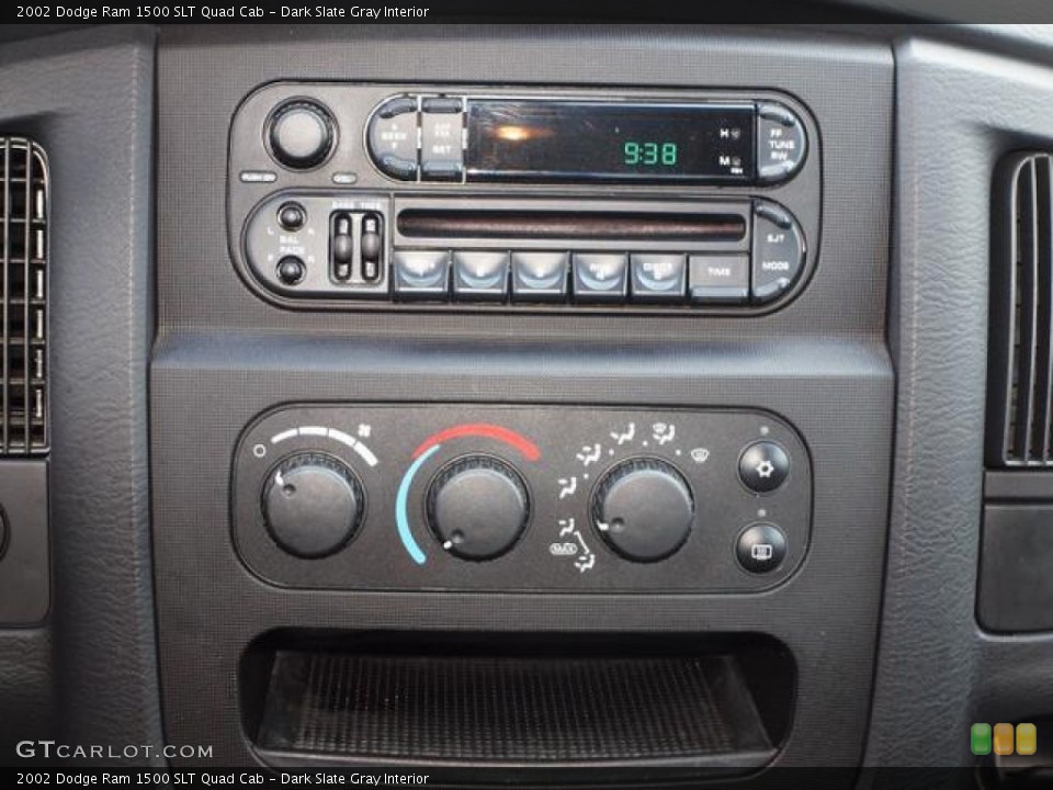 Dark Slate Gray Interior Controls for the 2002 Dodge Ram 1500 SLT Quad Cab #62787969