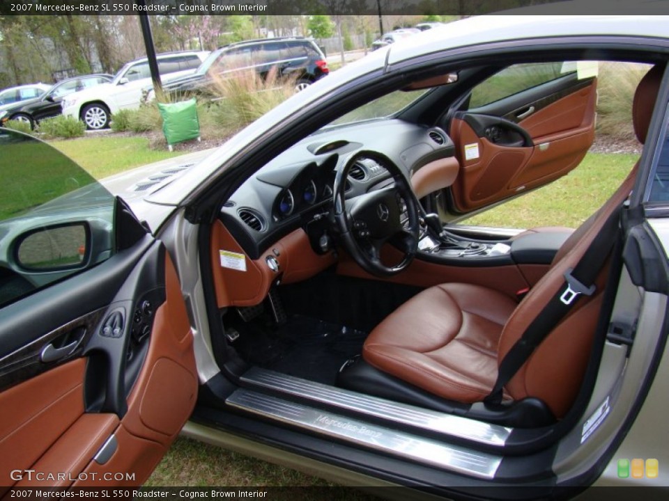 Cognac Brown Interior Photo for the 2007 Mercedes-Benz SL 550 Roadster #62787972