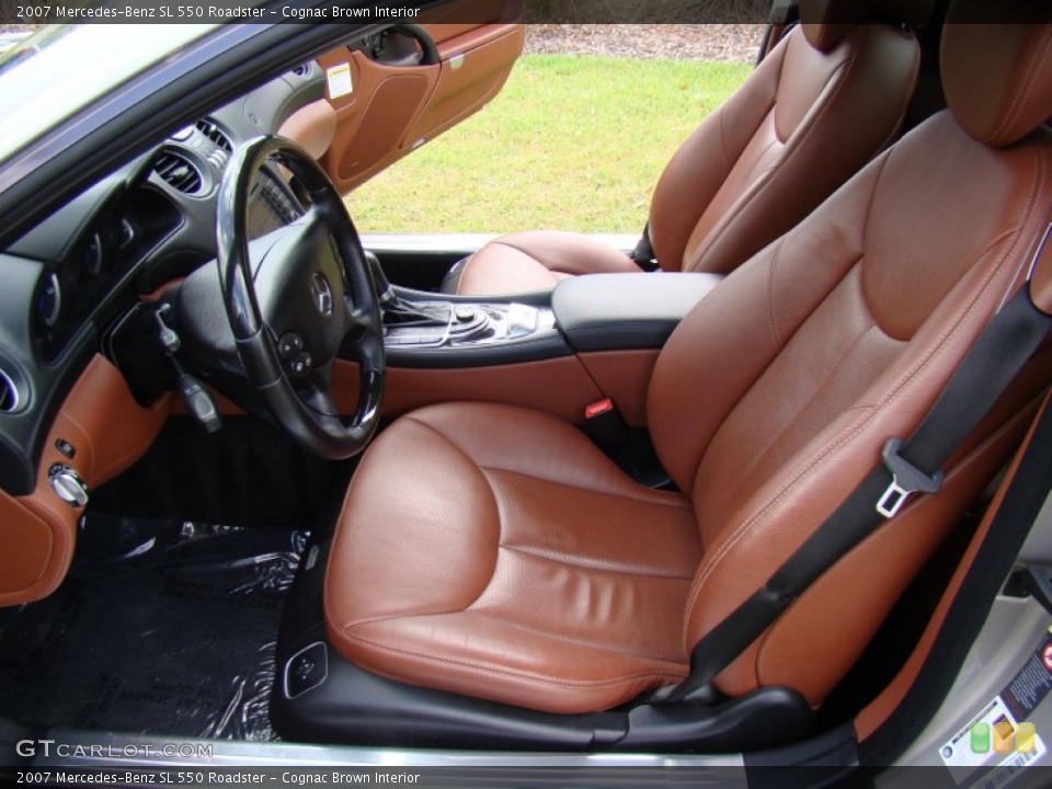 Cognac Brown Interior Photo for the 2007 Mercedes-Benz SL 550 Roadster #62787981