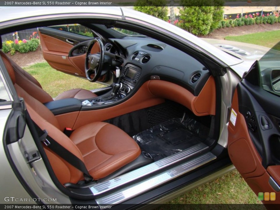 Cognac Brown Interior Photo for the 2007 Mercedes-Benz SL 550 Roadster #62787987