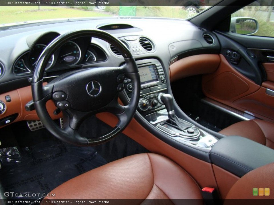 Cognac Brown Interior Prime Interior for the 2007 Mercedes-Benz SL 550 Roadster #62788017