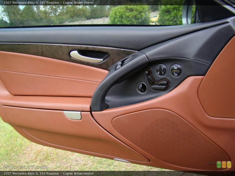 Cognac Brown Interior Door Panel for the 2007 Mercedes-Benz SL 550 Roadster #62788023