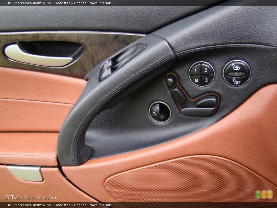 Cognac Brown Interior Controls for the 2007 Mercedes-Benz SL 550 Roadster #62788029