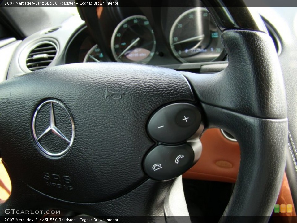 Cognac Brown Interior Controls for the 2007 Mercedes-Benz SL 550 Roadster #62788071