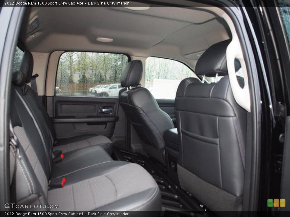 Dark Slate Gray Interior Photo for the 2012 Dodge Ram 1500 Sport Crew Cab 4x4 #62789412
