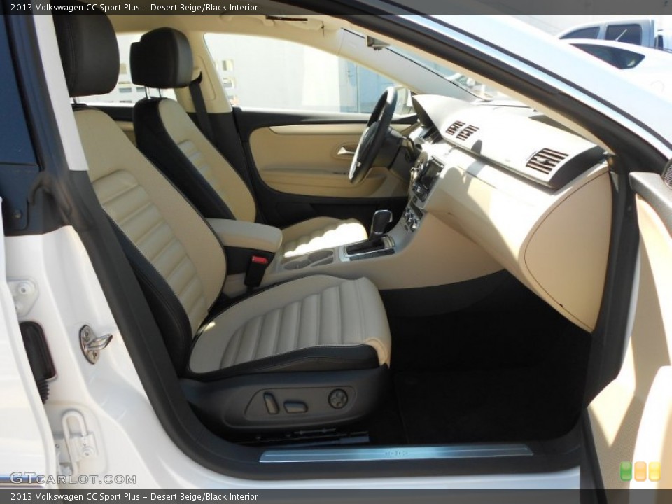 Desert Beige/Black Interior Photo for the 2013 Volkswagen CC Sport Plus #62789974