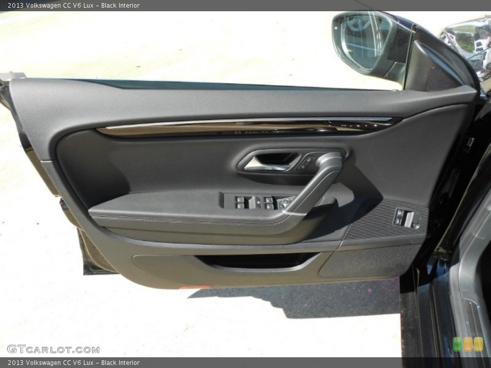 Black Interior Door Panel for the 2013 Volkswagen CC V6 Lux #62790382