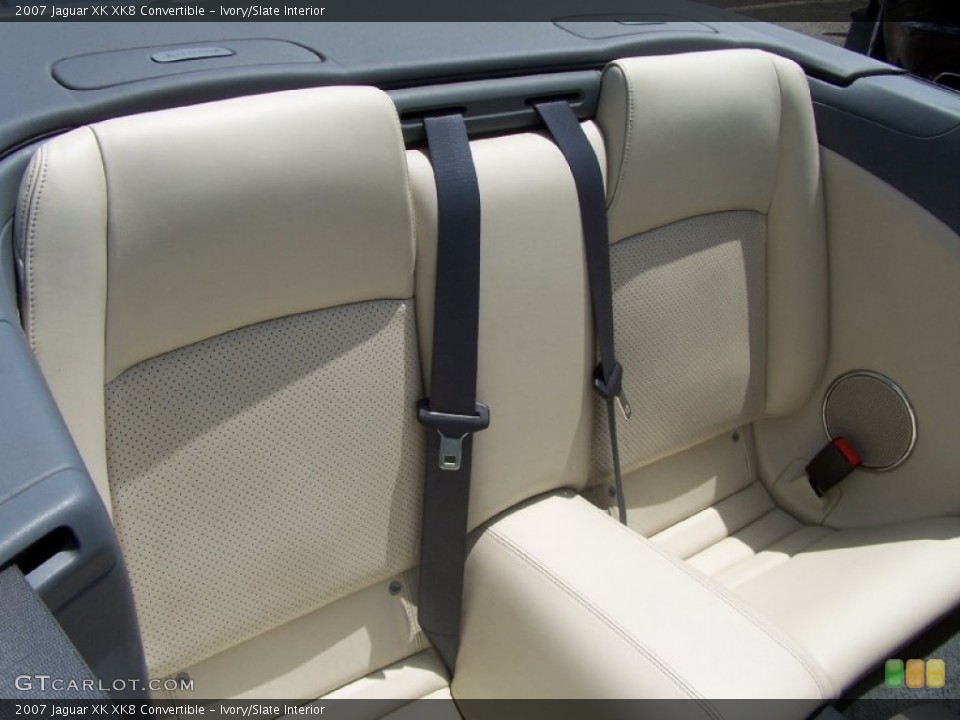 Ivory/Slate Interior Rear Seat for the 2007 Jaguar XK XK8 Convertible #62790894