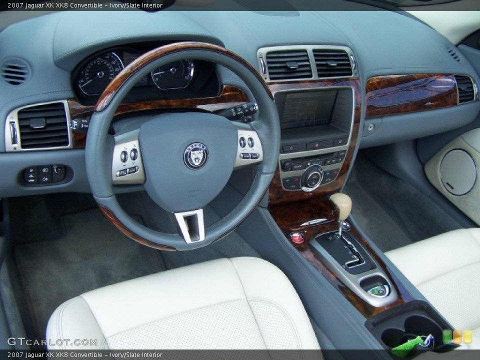 Ivory/Slate Interior Dashboard for the 2007 Jaguar XK XK8 Convertible #62790933