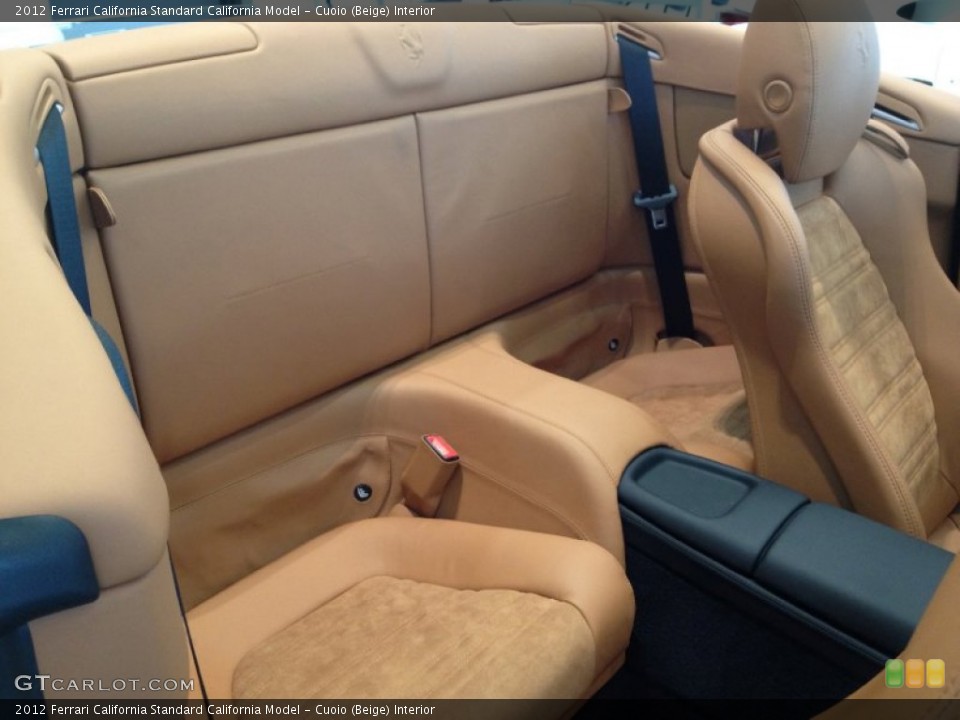 Cuoio (Beige) Interior Rear Seat for the 2012 Ferrari California  #62791359